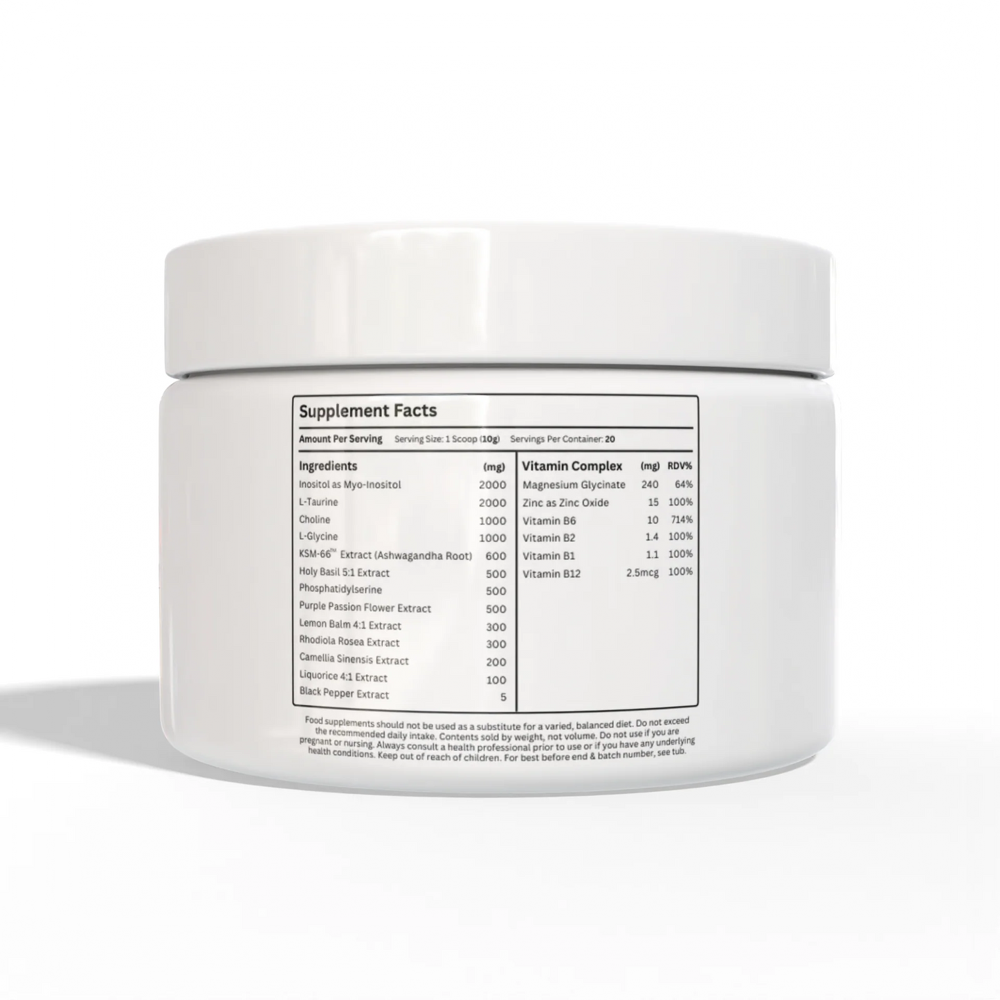 Apex Formulas The Antidote (Anti-Stim Solution) 200g