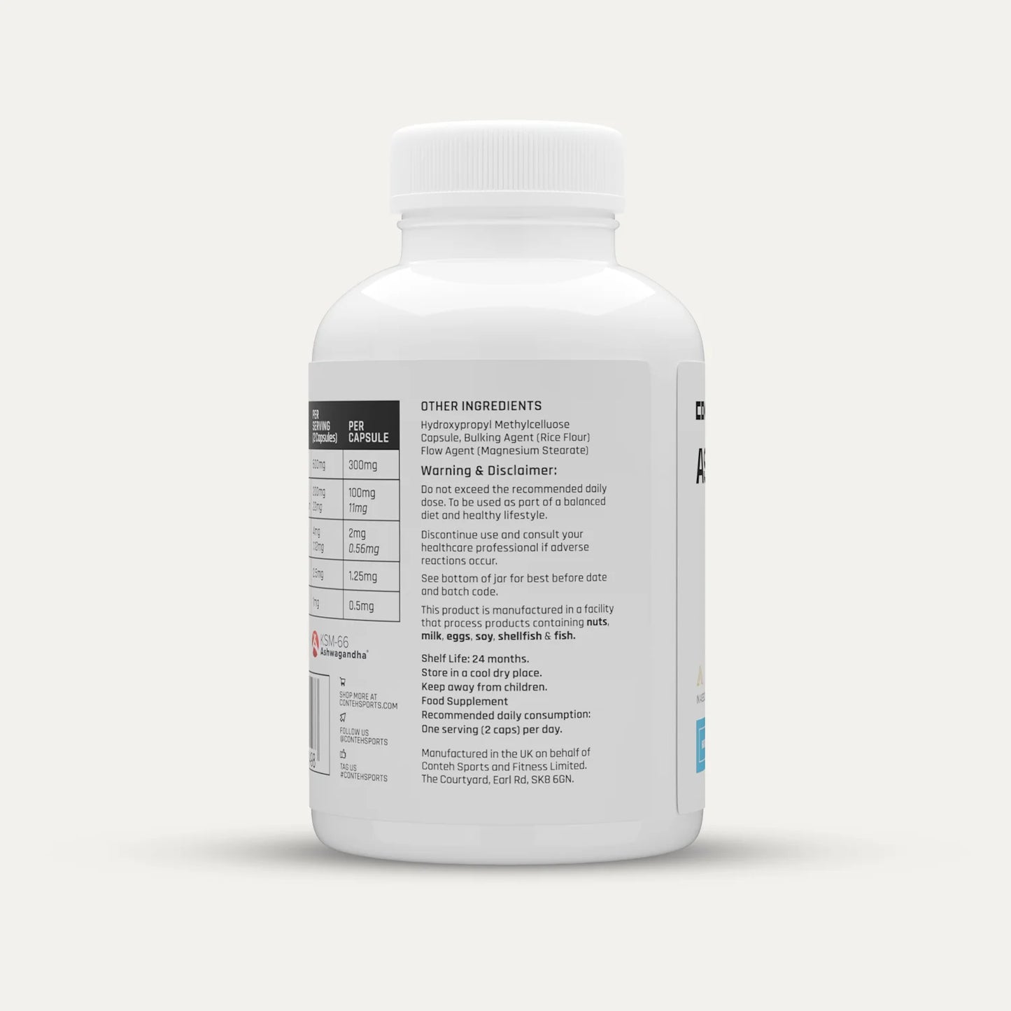 Conteh Sports Ashwagandha + 120 caps