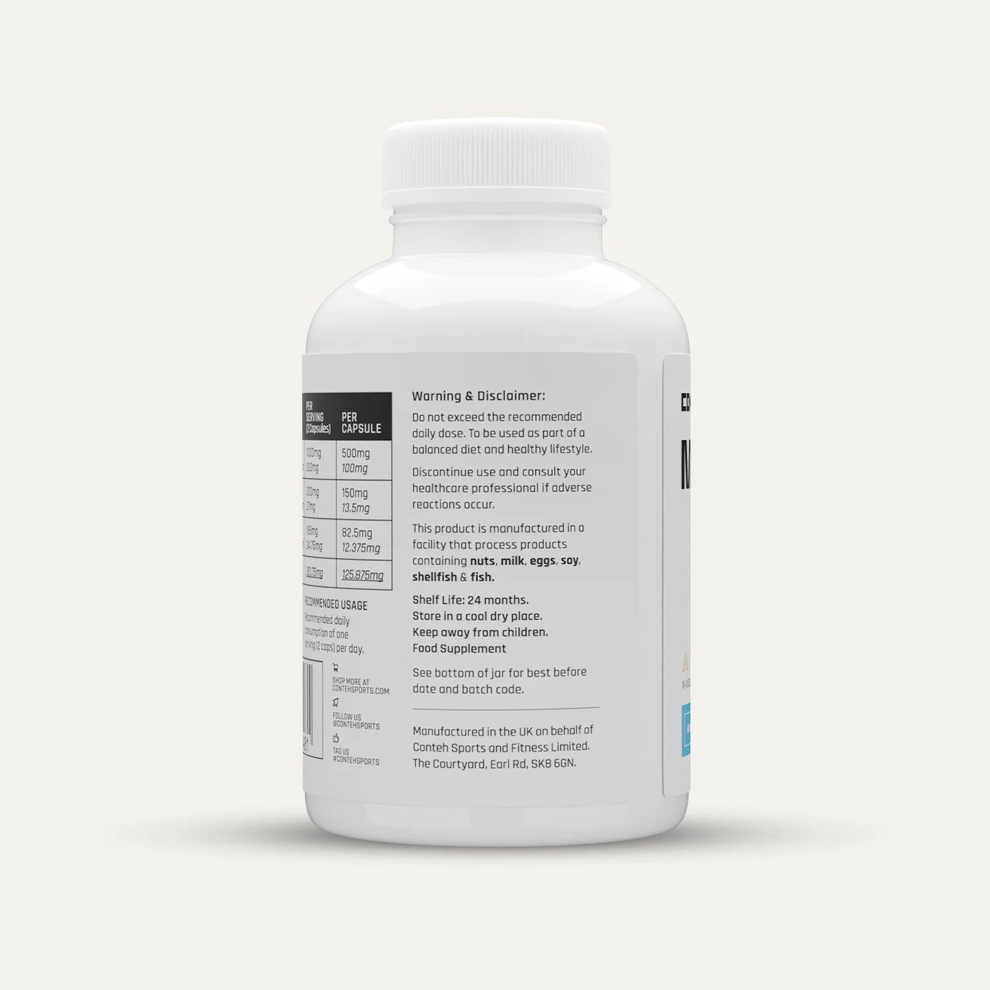 Conteh Sports Magnesium 120 caps