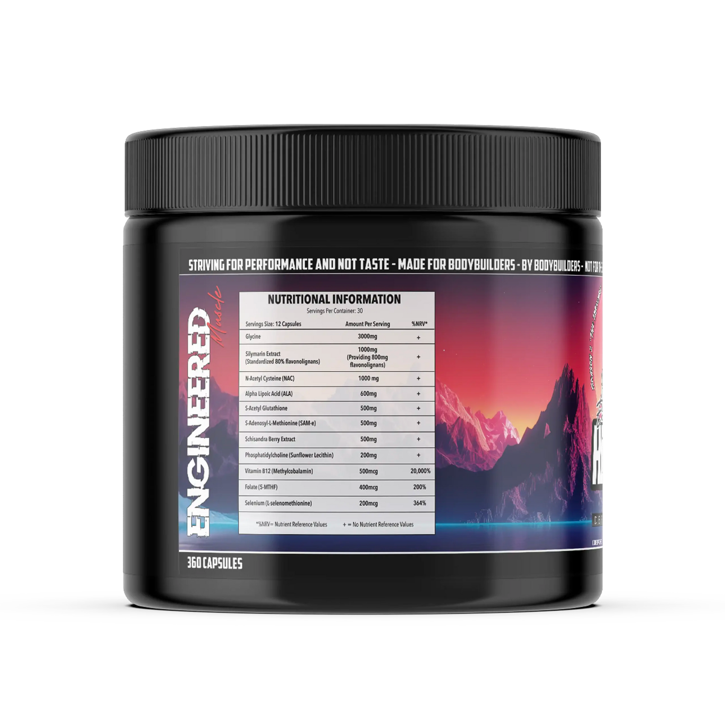 Engineered Muscle Hepatic 360 caps