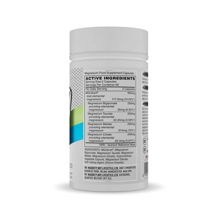 Naughty Boy MGUltra4 Magnesium Complex 120 caps
