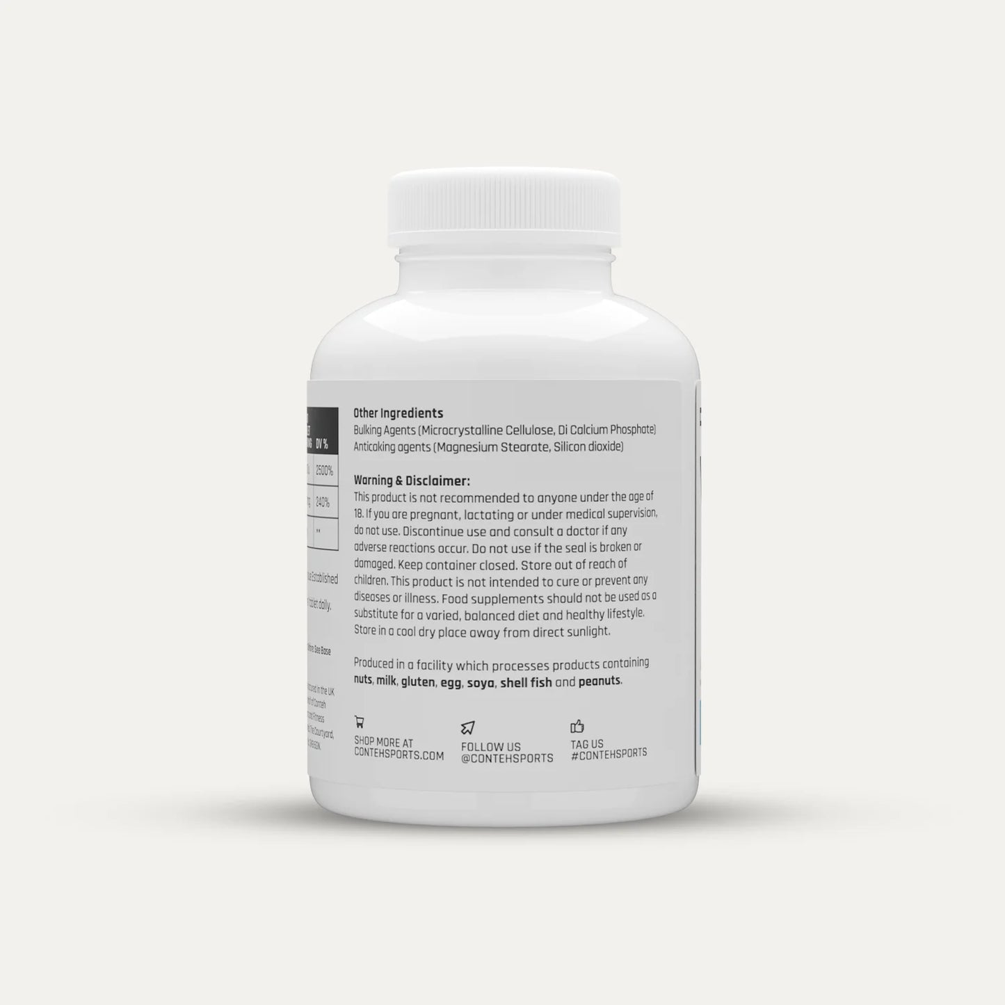 Conteh Sports Vitamin D3 + K2 120 servings