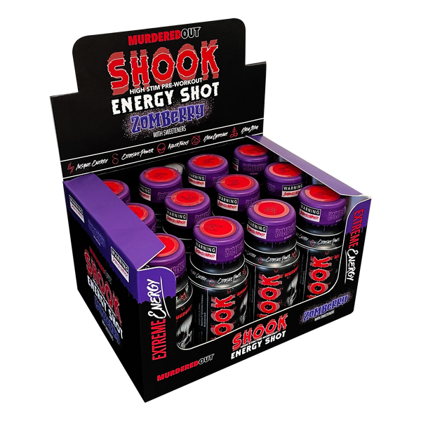 Murdered Out Shook Pre Workout Shot 60ml