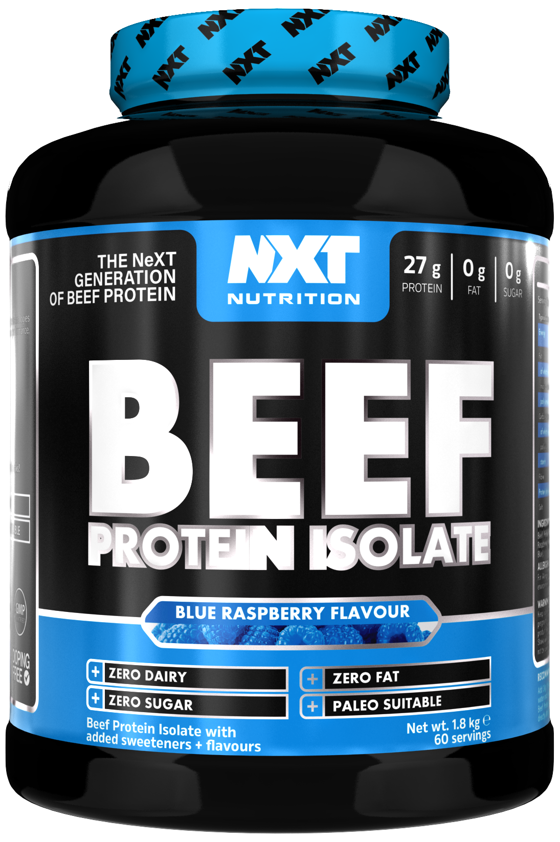 NXT Nutrition Beef Protein Isolate 1.8kg