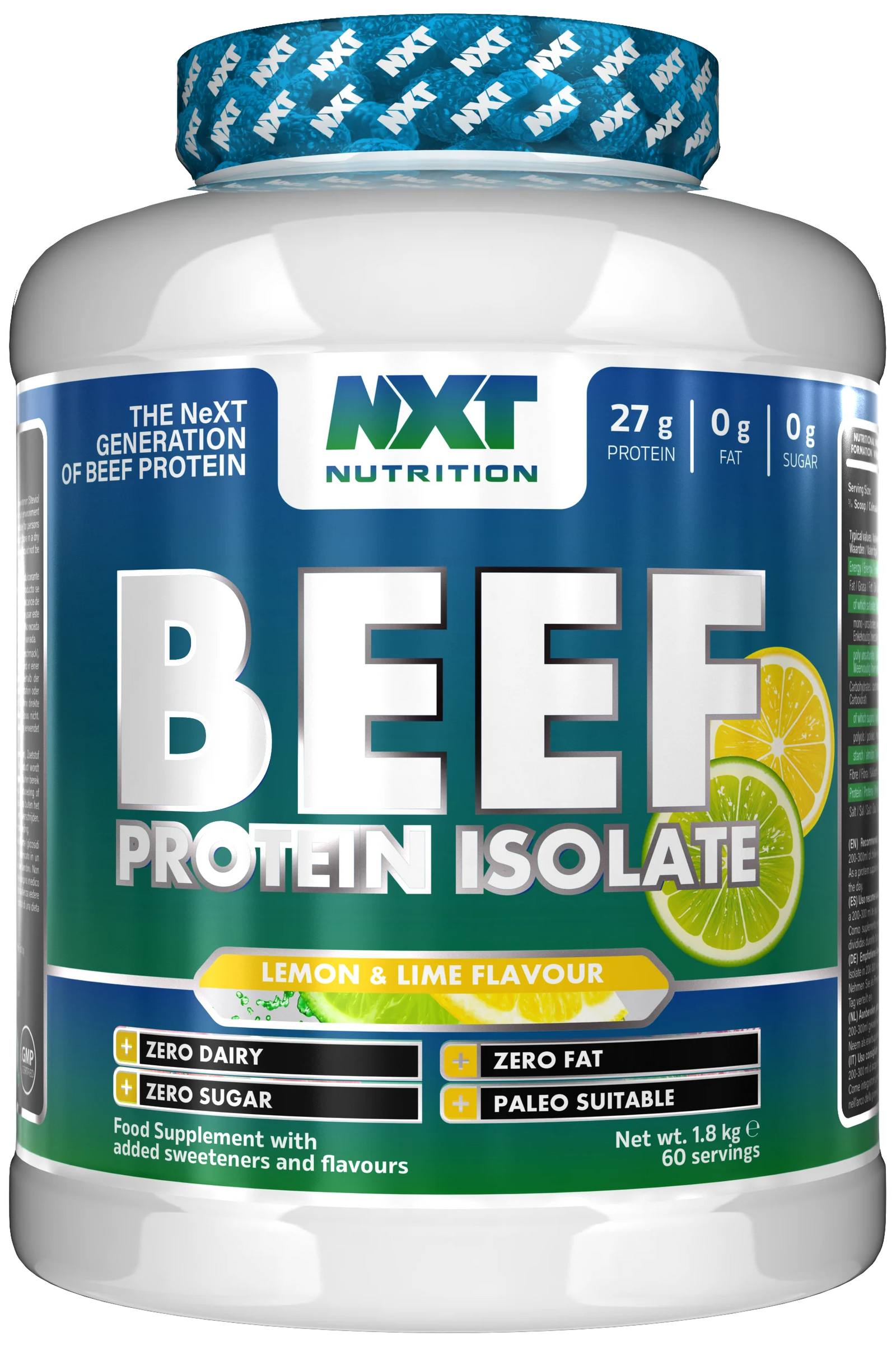 NXT Nutrition Beef Protein Isolate 1.8kg