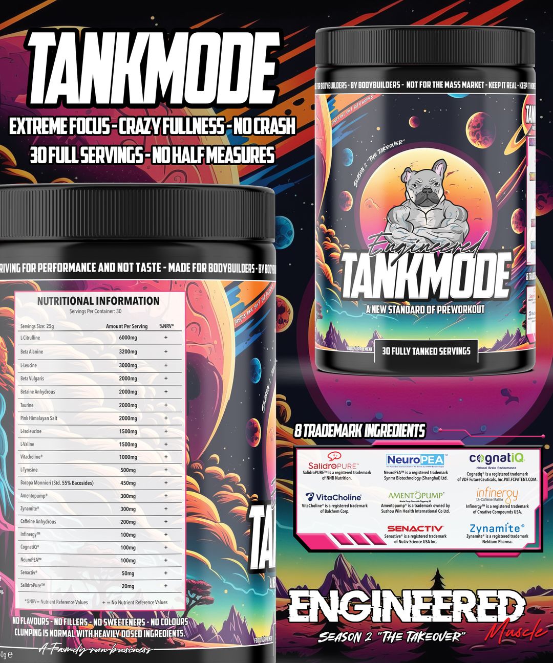Engineered Muscle Tankmode 750g