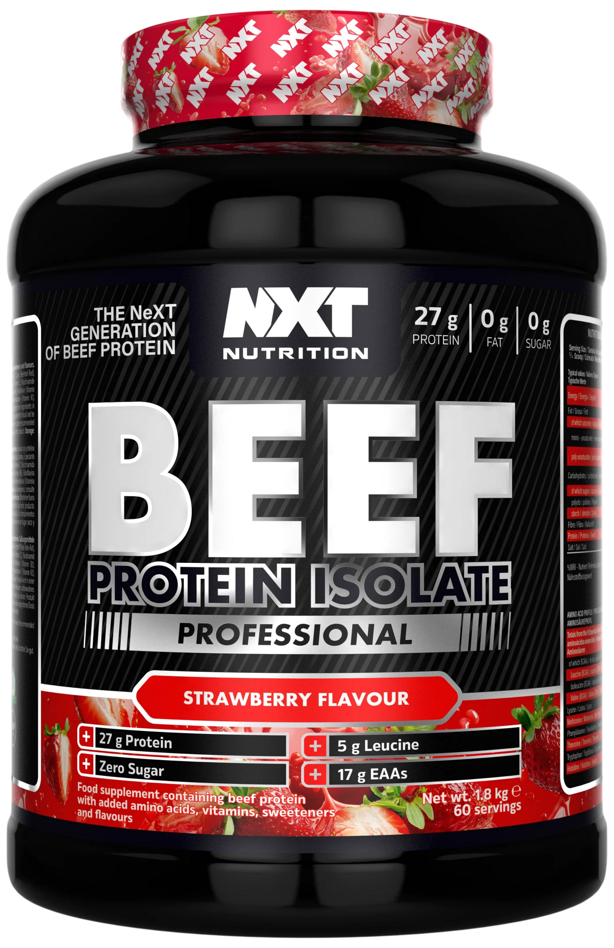 NXT Nutrition Beef Protein Isolate Professional 1.8kg