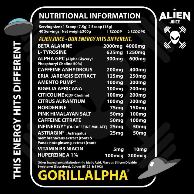 GorillAlpha Alien Juice 300g