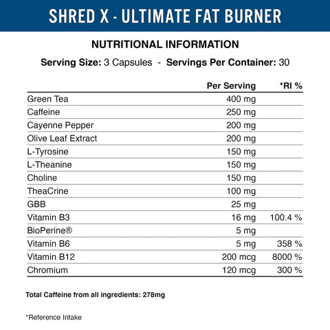 Applied Nutrition Shred X 90 caps