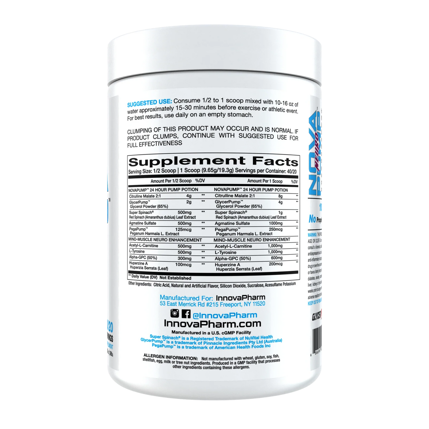 InnovaPharm NovaPump Neuro 368g
