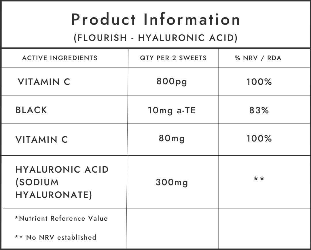 Gumi Vitamins Flourish - Hyaluronic Acid 300g