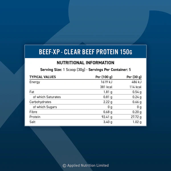 Applied Nutrition Beef-XP Clear Hydrolysed Beef Protein 150g