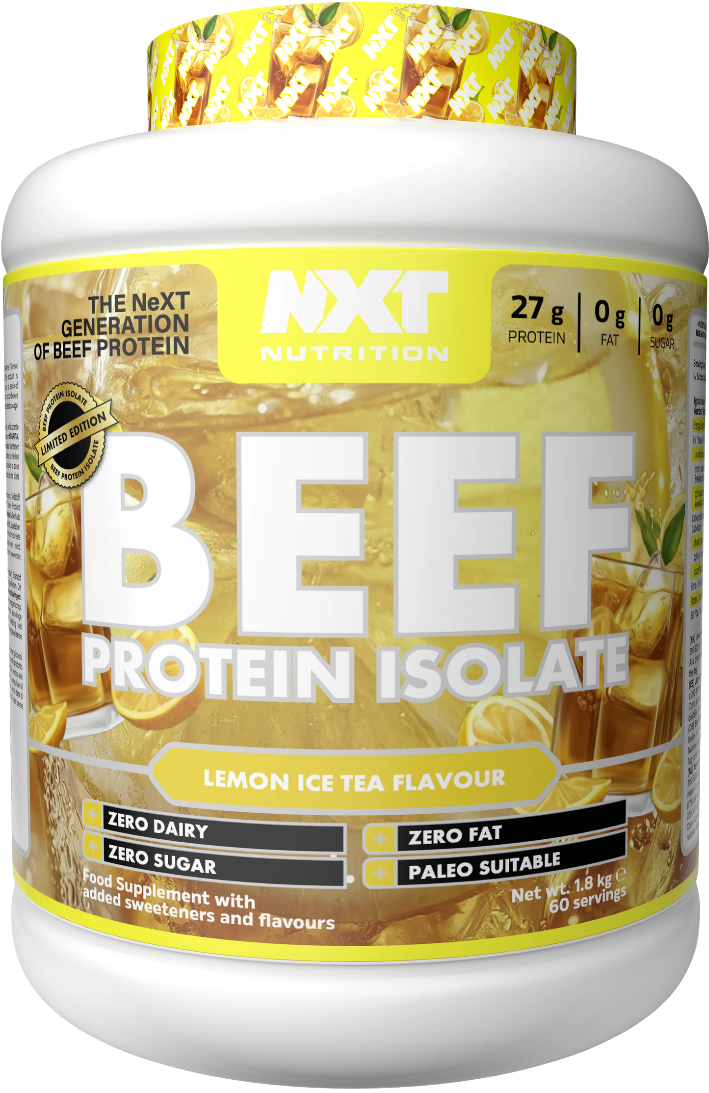 NXT Nutrition Beef Protein Isolate 1.8kg