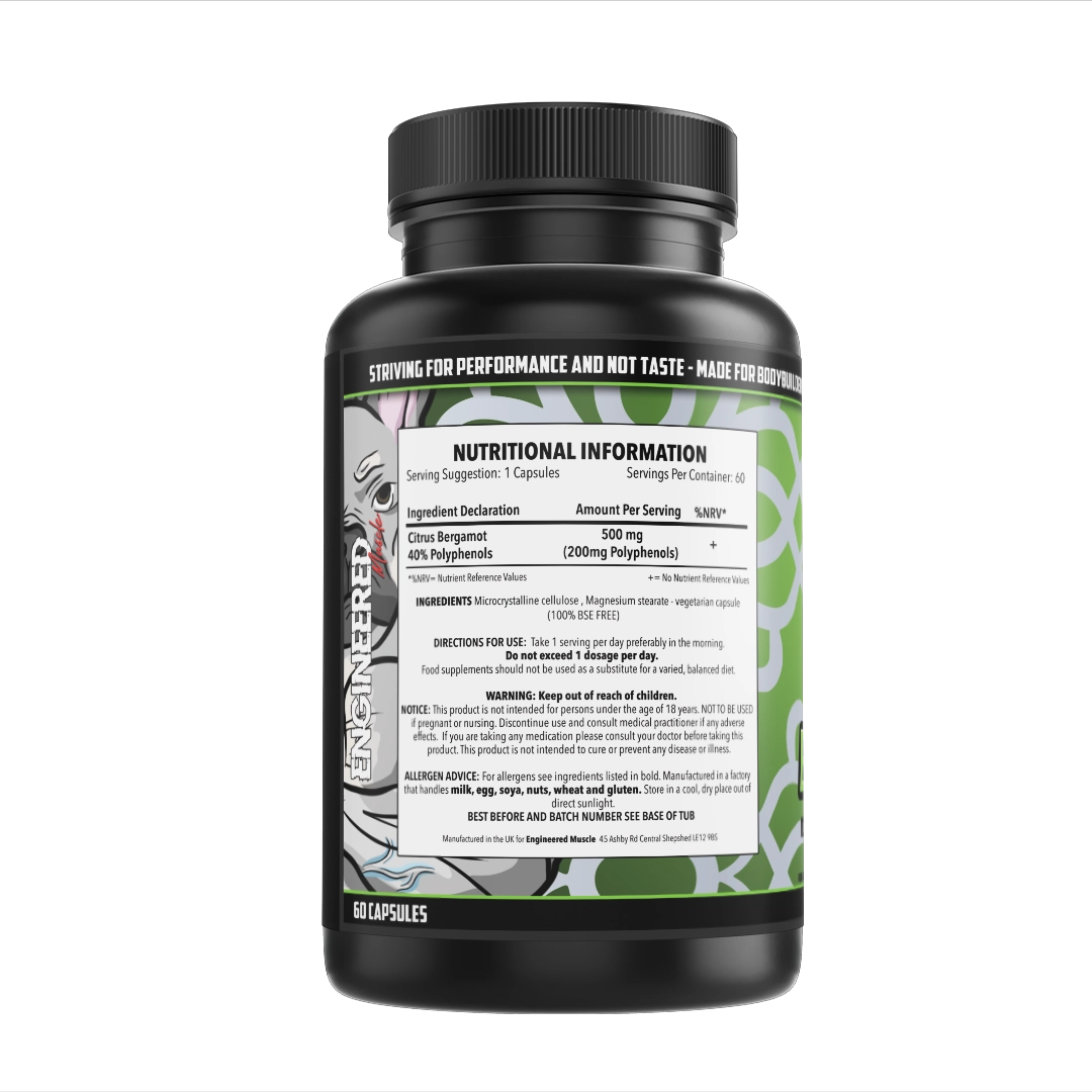 Engineered Muscle Citrus Bergamot 60 caps