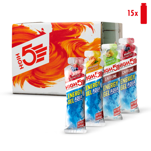 High5 Energy Gel Aqua Mixed Flavour 15 x 66g