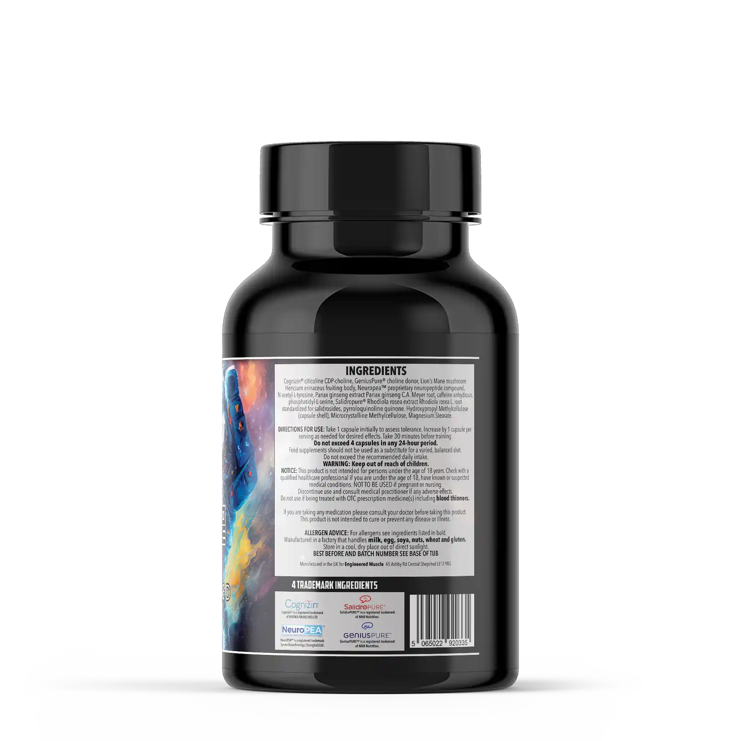 Engineered Muscle x Evocore Evocharged 120 caps