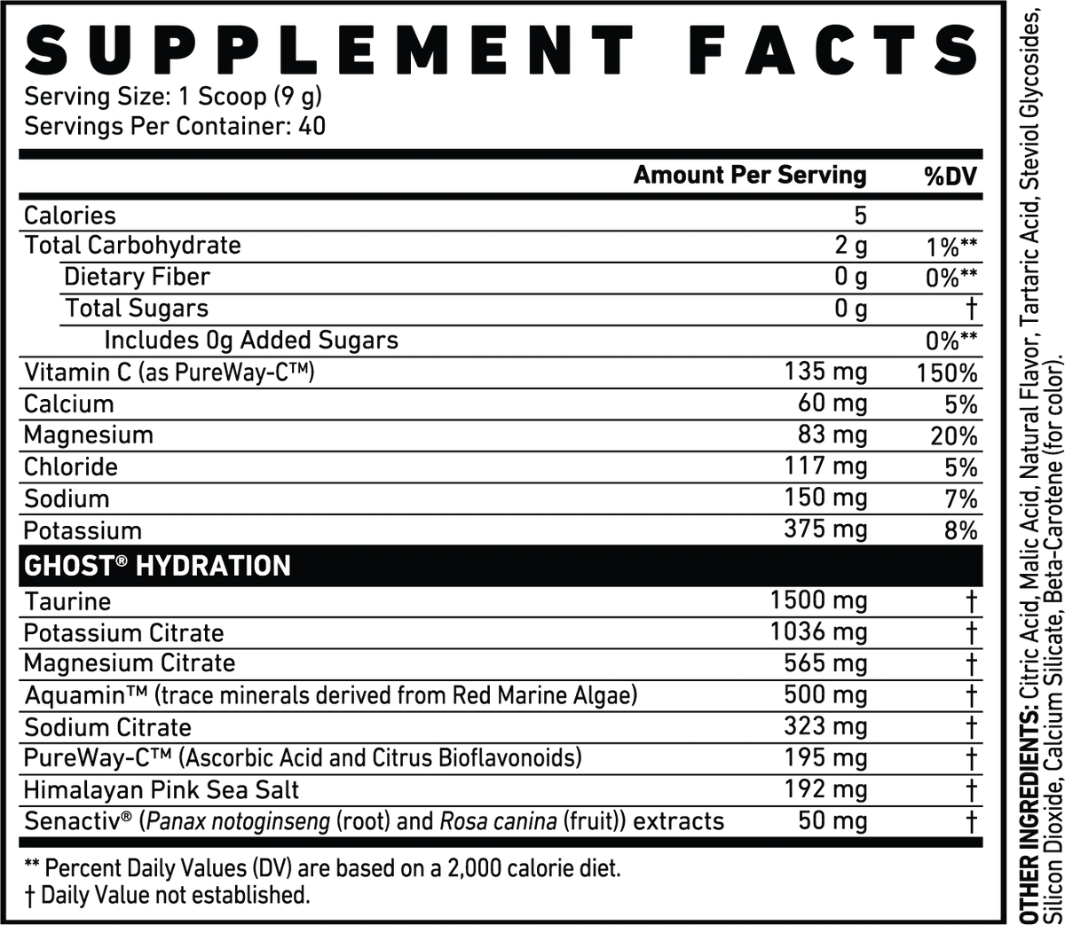Ghost Hydration 360g