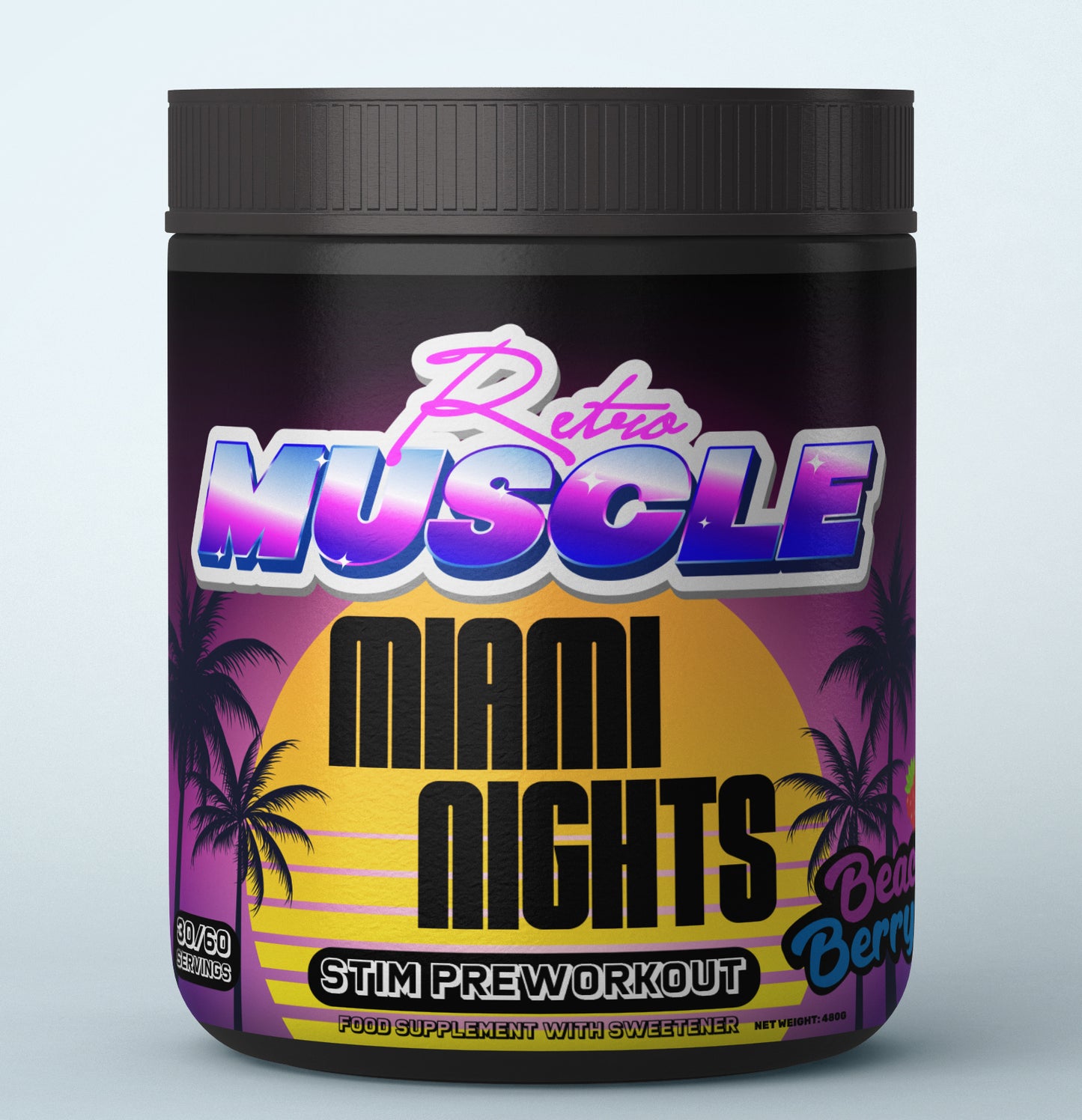 Retro Muscle Miami Nights Pre-Workout 480g