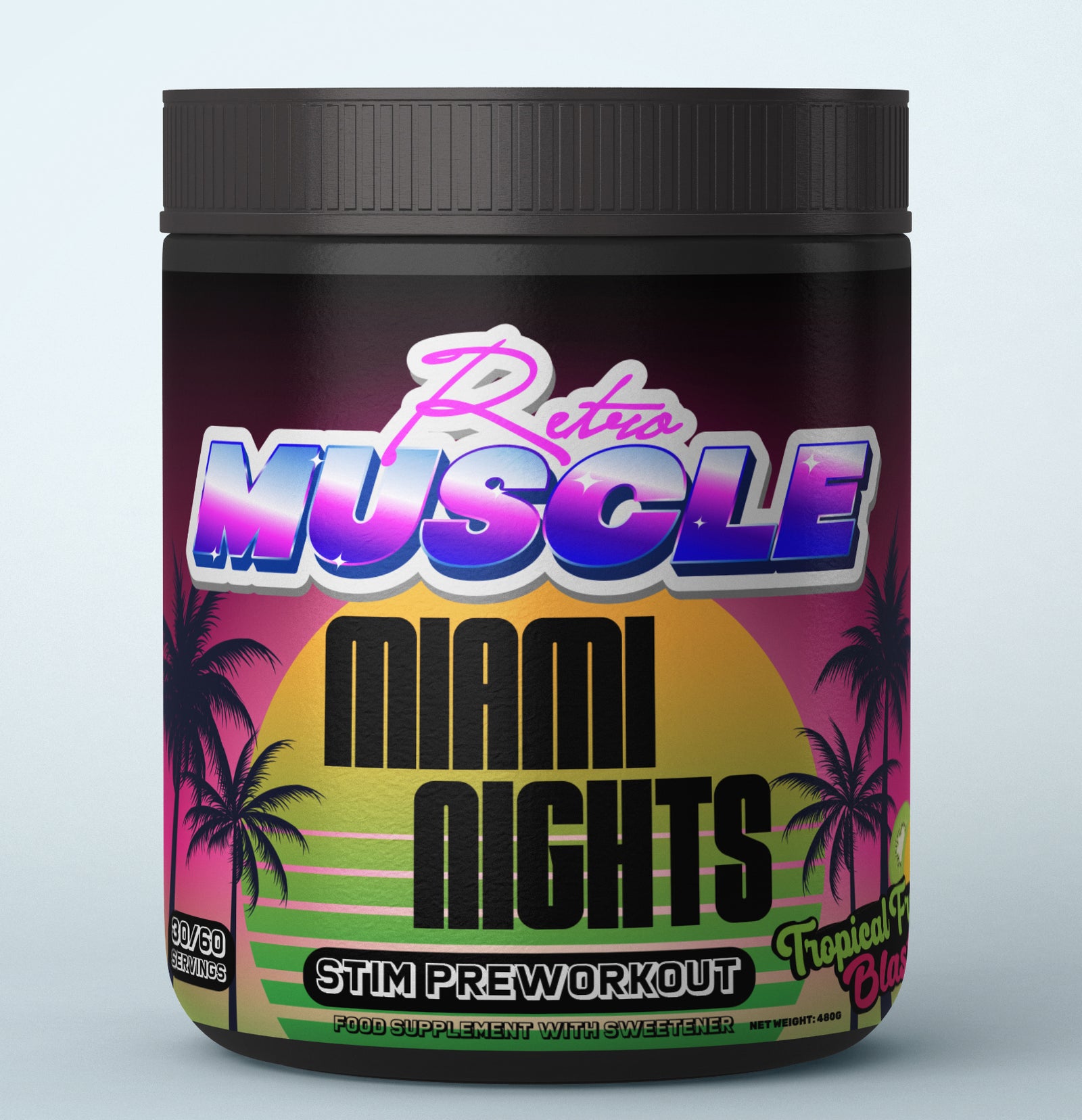 Retro Muscle Miami Nights Pre-Workout 480g