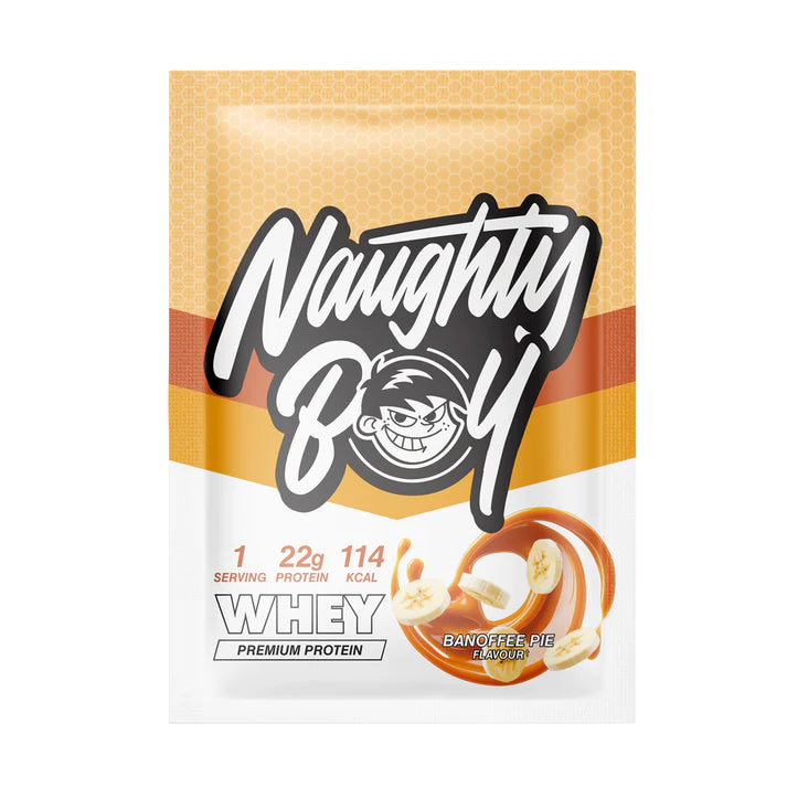 Naughty Boy Whey Protein Sachets 30g