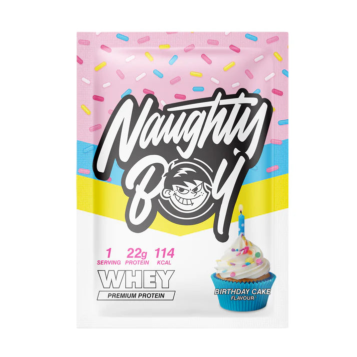 Naughty Boy Whey Protein Sachets 30g