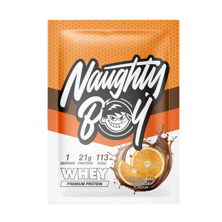 Naughty Boy Whey Protein Sachets 30g