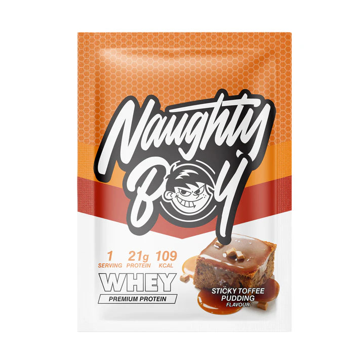 Naughty Boy Whey Protein Sachets 30g