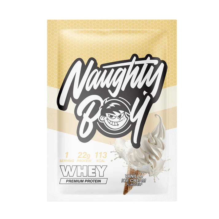 Naughty Boy Whey Protein Sachets 30g