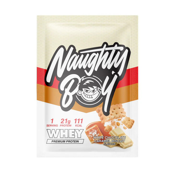Naughty Boy Whey Protein Sachets 30g