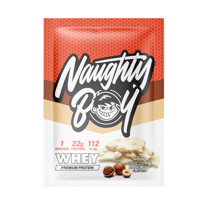 Naughty Boy Whey Protein Sachets 30g