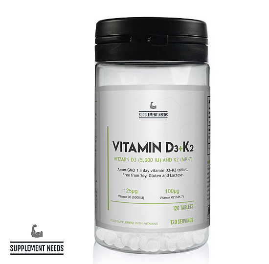 SUPPLEMENT NEEDS VITAMIN D3 AND K2