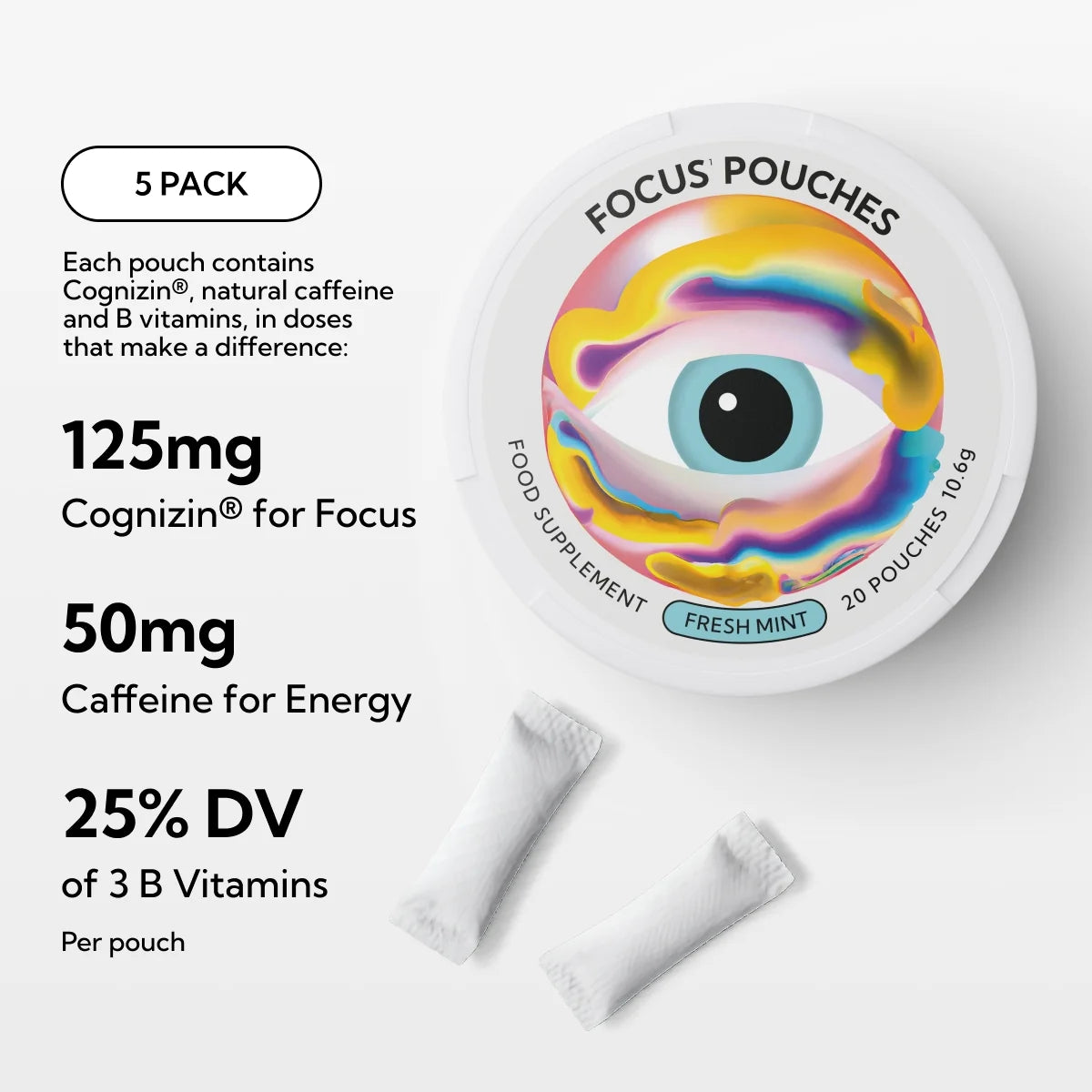 Neutonic Focus Pouches 20 x 10.6g