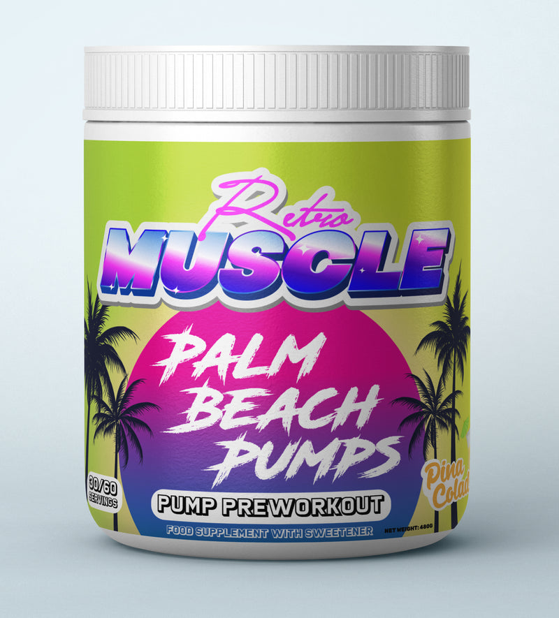 Retro Muscle Palm Beach Pumps 480g
