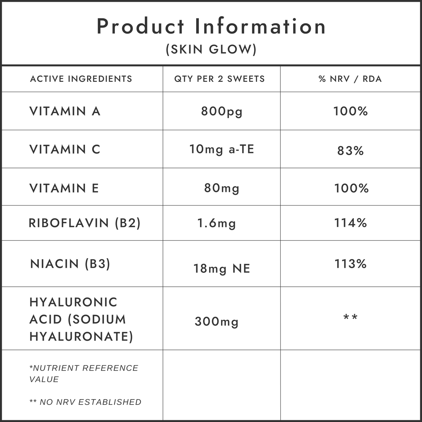 Gumi Vitamins Glow - Skin Glow 300g