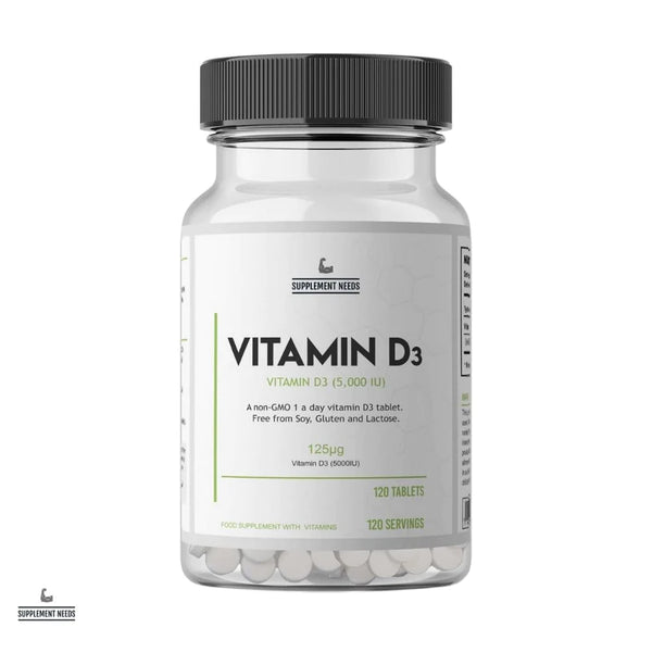 Supplement Needs Vitamin D3 120 Tabs