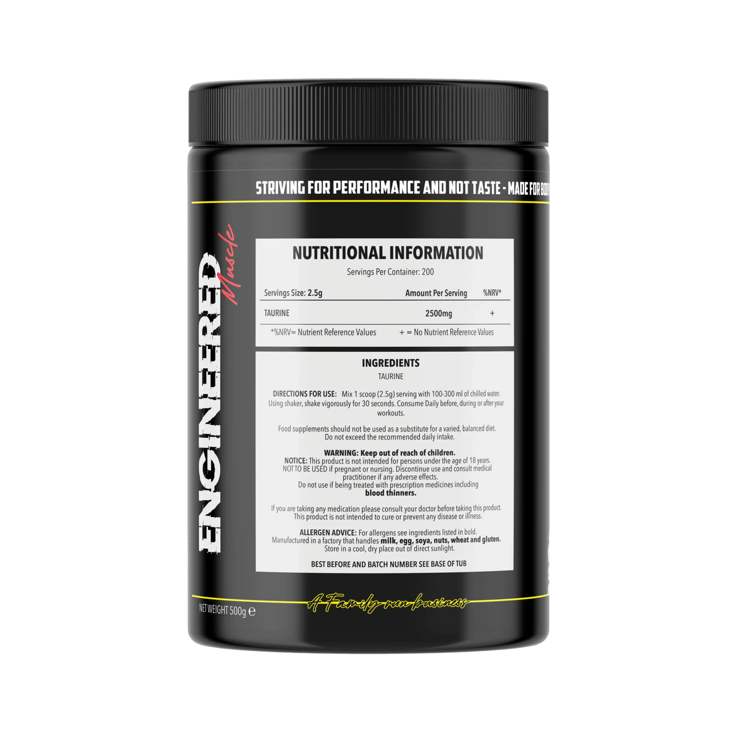Engineered Muscle Taurine 500g