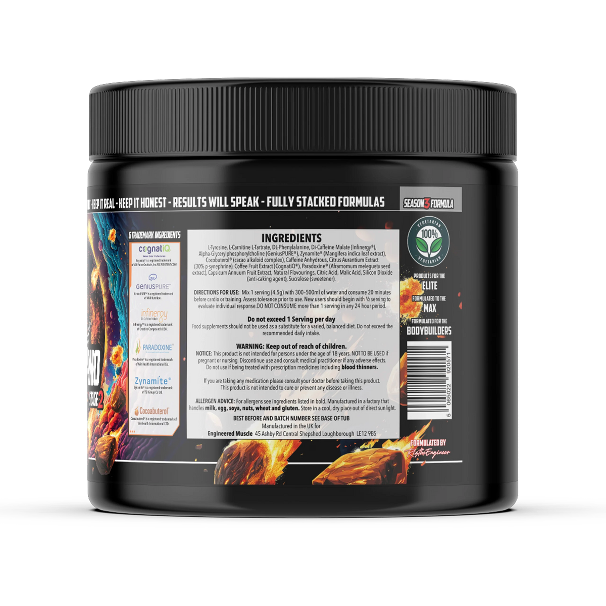 Engineered Muscle Turboinferno Stage 2 135g