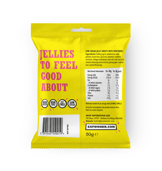 Wondr Protein Jellies Fizzy Cherry 50g