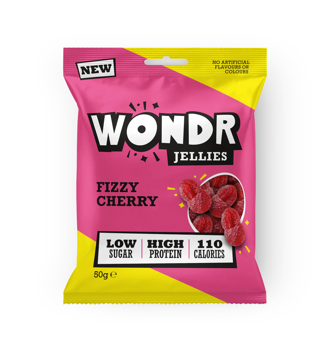 Wondr Protein Jellies Fizzy Cherry 50g