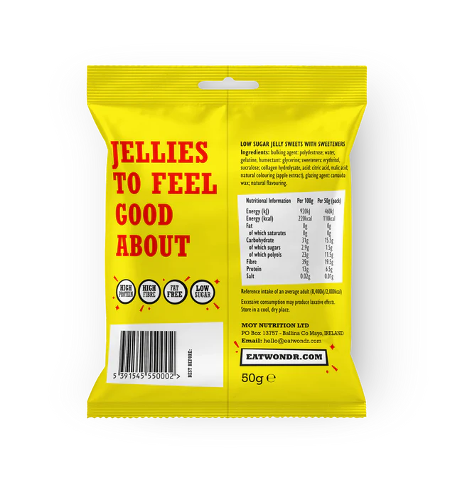 Wondr Protein Jellies Fizzy Cola 50g