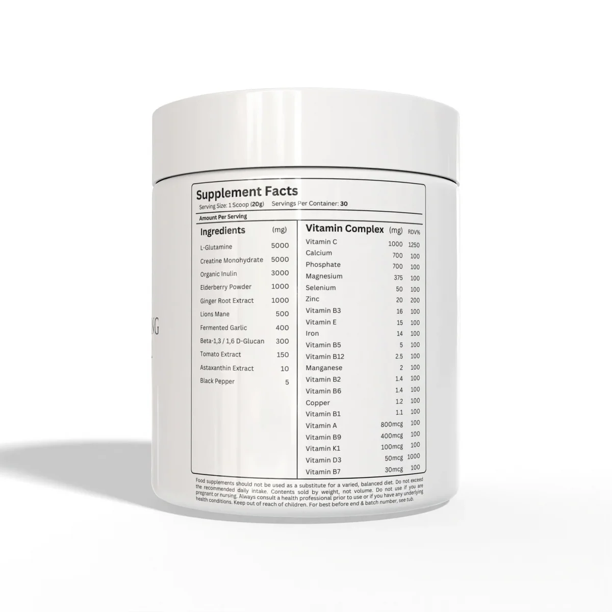 Apex Formulas Morning Ritual 600g