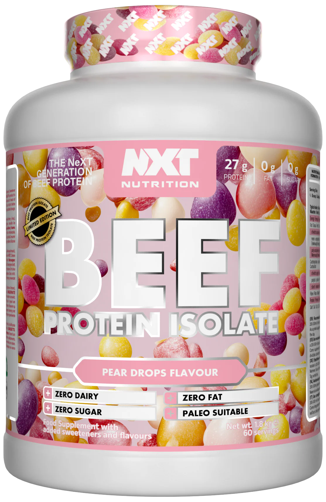 NXT Nutrition Beef Protein Isolate 1.8kg
