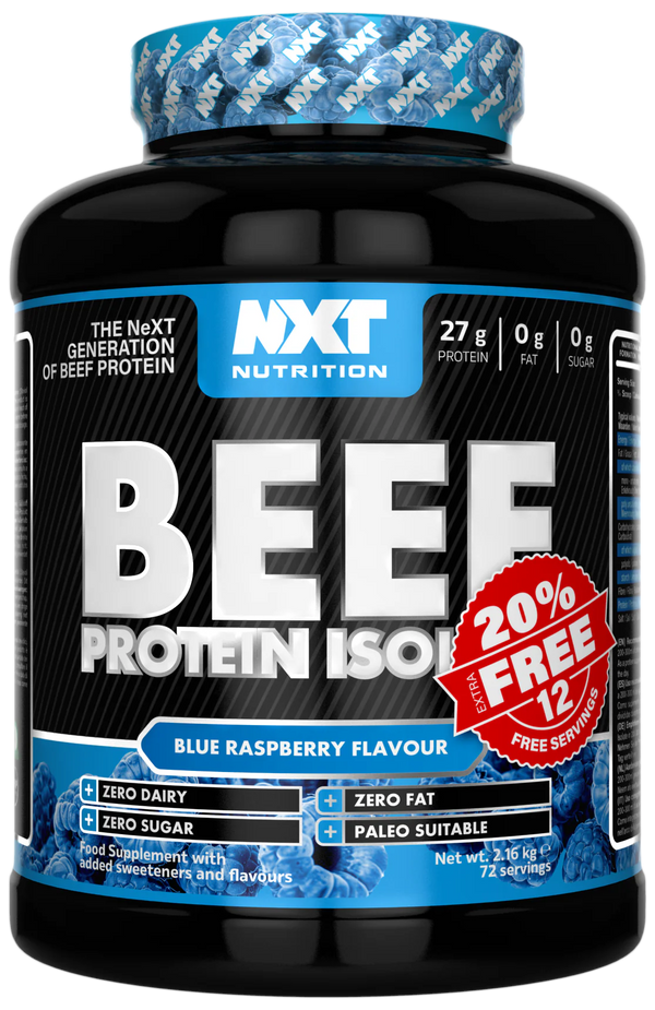PRESALE - NXT Nutrition Beef Protein Isolate 2.16kg (20% Extra Free)