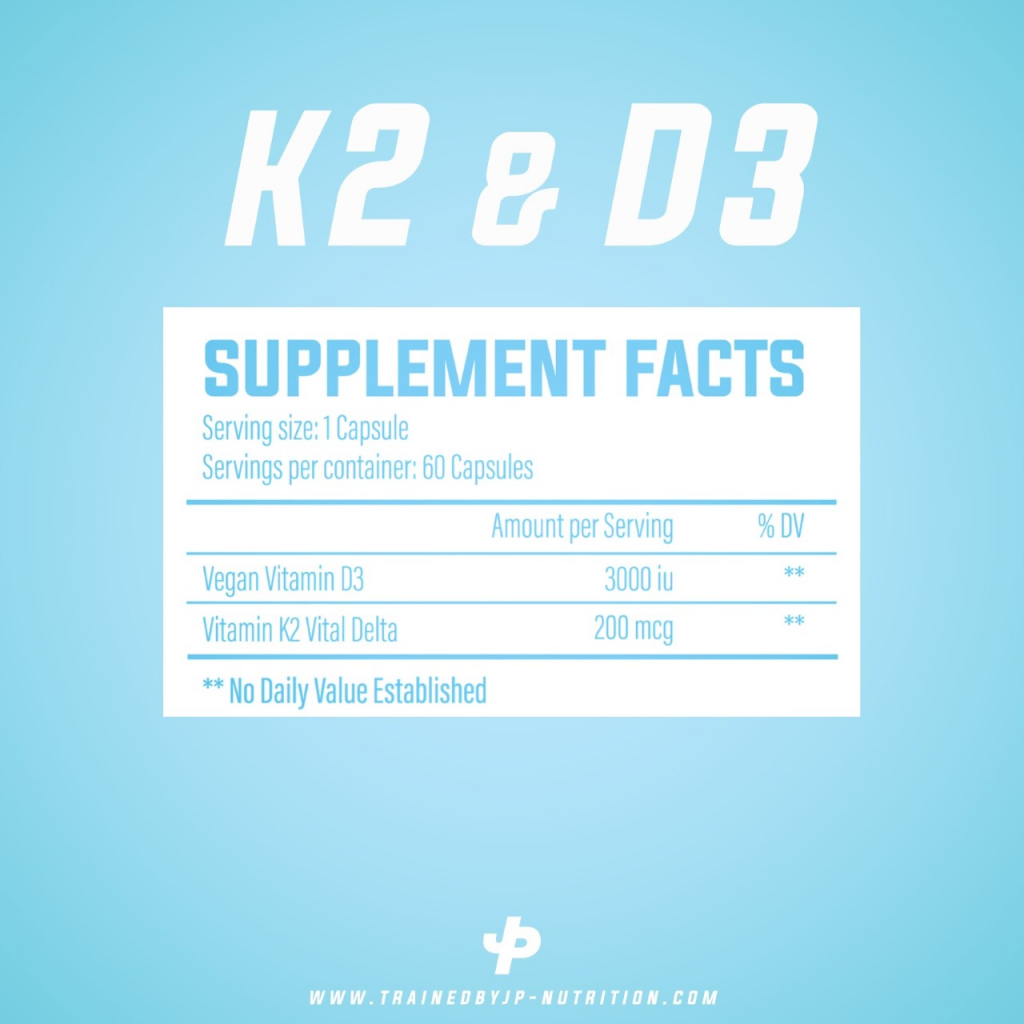 Trained by JP Vitamin K2&D3 60cap