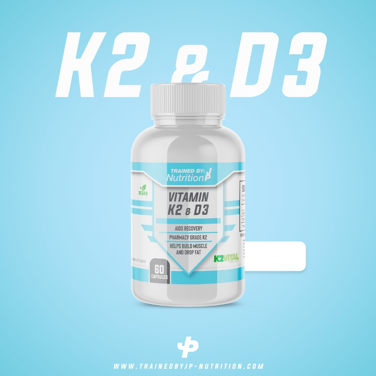 Trained by JP Vitamin K2&D3 60cap