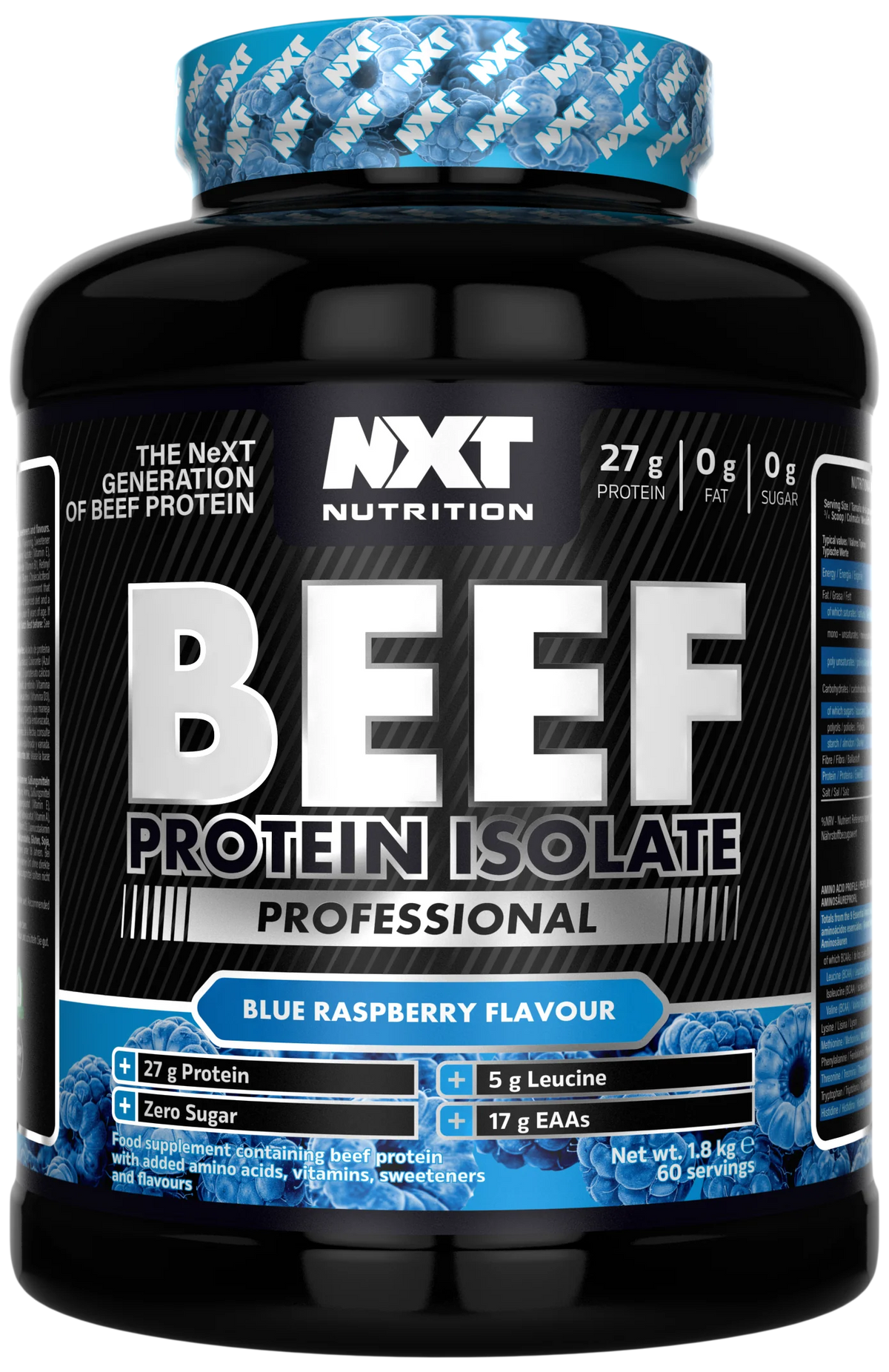 NXT Nutrition Beef Protein Isolate Professional 1.8kg