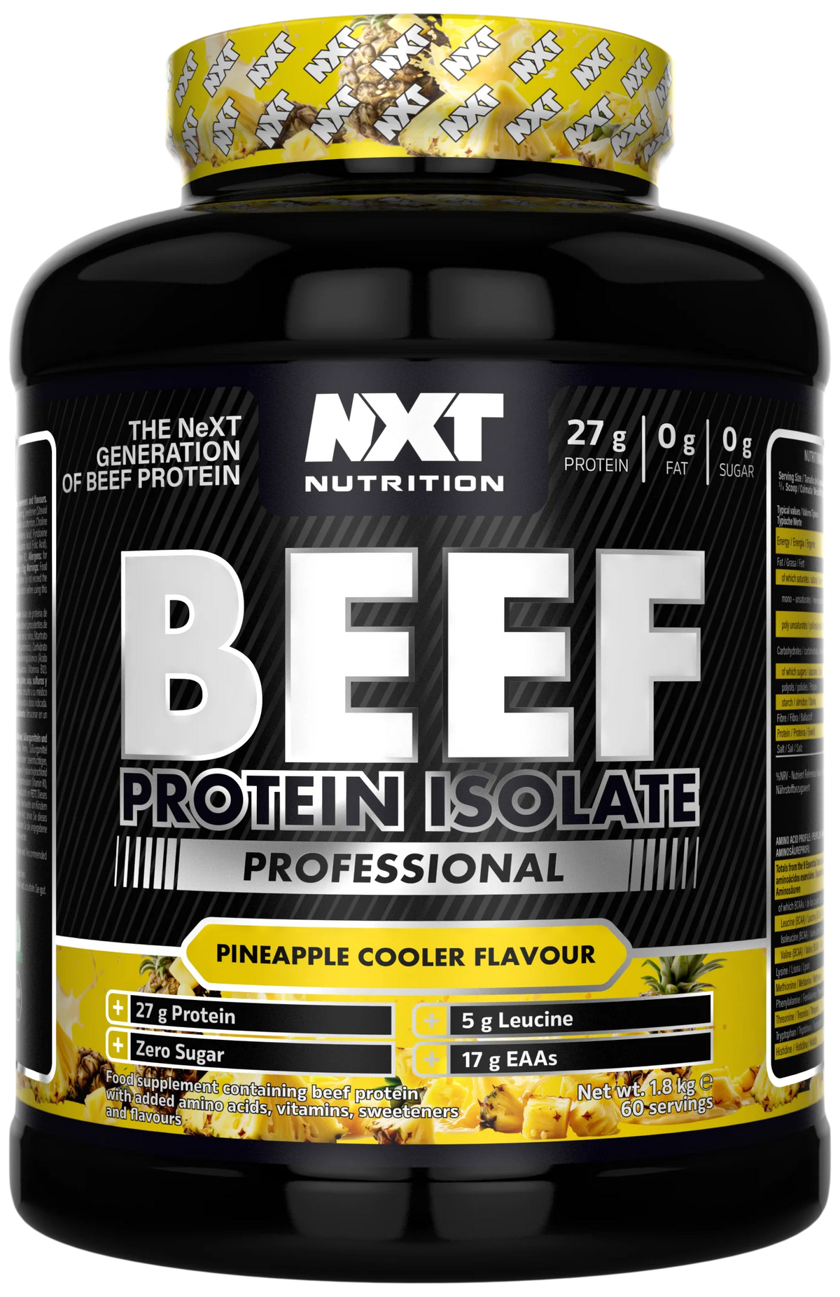 NXT Nutrition Beef Protein Isolate Professional 1.8kg
